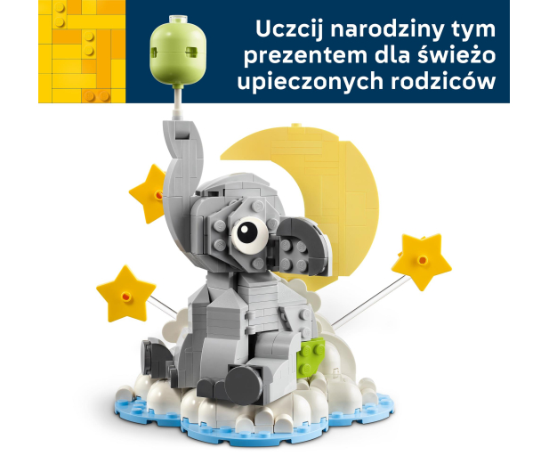 LEGO ICONIC 40814 Słoniątko na niebie - 1529758 - zdjęcie 5